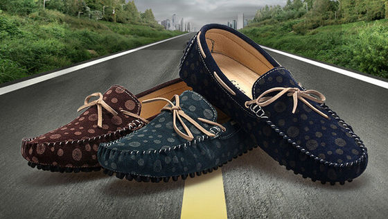 Erkekler için Leather Loafers 41 - 45 Boyutlar Erkekler için Suede Casual ayakkabılar