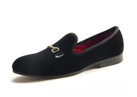 El yapımı Erkek Kırmızı Kadife Çoraplar, Rahat Slip On Casual Ayakkabı