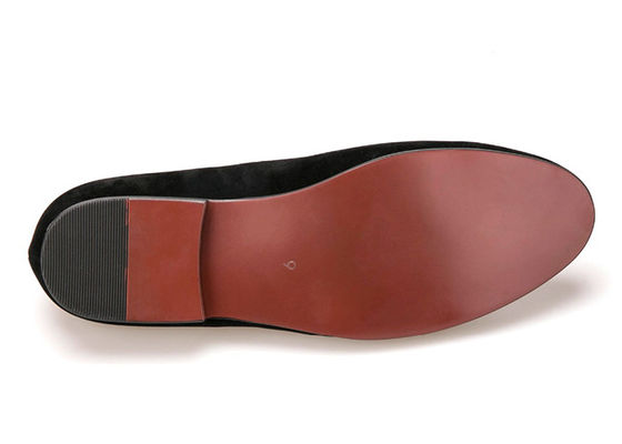 Casual Slipper Erkek Kafatası nakışlı dekorasyonlu kadife loafers