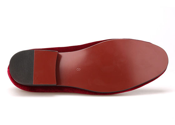OEM Erkekler Kadife Loafers nakışlı Düz Rastgele Ayakkabılar Parti için Erkek Ayakkabıları