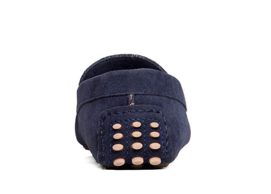 Dikiş Tarzı Düz Erkek Siyah Sürüş Ayakkabısı, Moccasin - Gommino Suede Sürüş Ayakkabısı