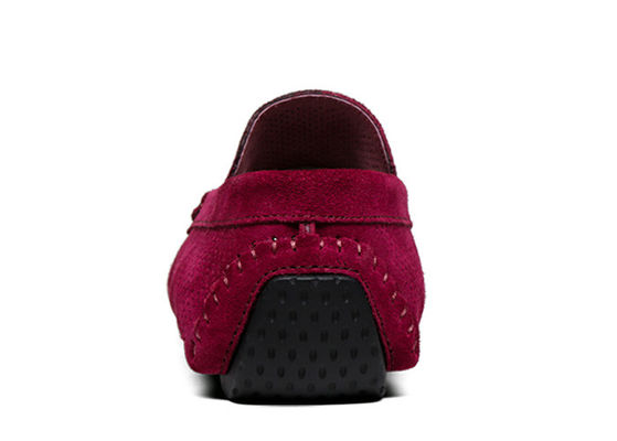 Yazlık Hollow Outs Erkek Suede Casual Loafers, Gommino Deri Loafers
