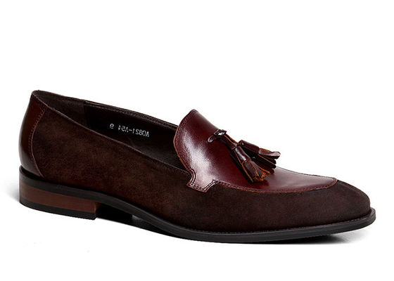 Tassel Penny Suede Deri Elbise Ayakkabıları, Bahar / Sonbahar Erkek Deri Ayakkabıları