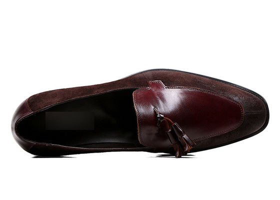 Tassel Penny Suede Deri Elbise Ayakkabıları, Bahar / Sonbahar Erkek Deri Ayakkabıları