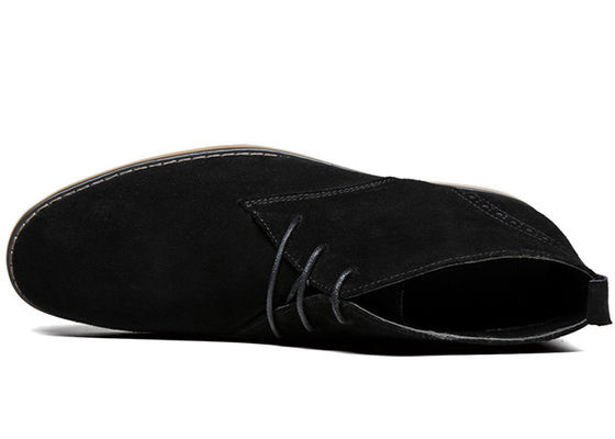 Moda Erkek Suede Bilek Çizmeleri Gerçek Deri Erkek Kış Elbise Çizmeleri