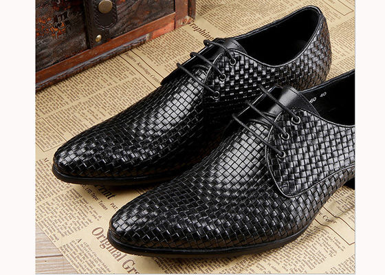 Erkek Burgundy Elbise Ayakkabıları Vintage İtalyan Goodyear Welted Tam Taneler Deri Ayakkabılar