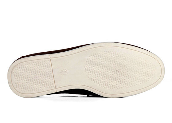 Dayanıklı Erkekler Ara sıra ayakkabıları Tassels Flat Loafer Erkekler Kahverengi Deri Sürüş Ayakkabıları