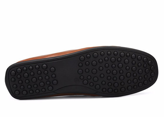 Slip On Mens Yumuşak Moccasin Ayakkabıları Gerçek Deri Flat Gommino Sürüş Ayakkabıları