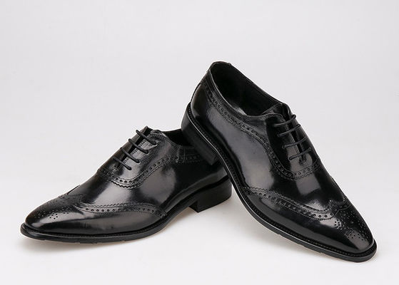 Erkekler Brogue Deri Formal Ayakkabıları, Keskin Ayakbağı Erkekler Düğün Ayakkabıları