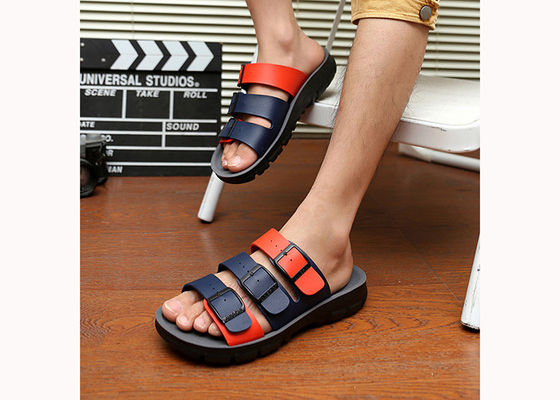 ODM Erkekler Casual Deri Çoraplar Gerçek Deri Sığır Derisi Sandaleri Erkekler Tasarımcı Flip Flops