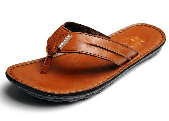 Flip Flop Erkek Deri Çoraplar Özel Yaz Erkek Tasarımcı Çoraplar