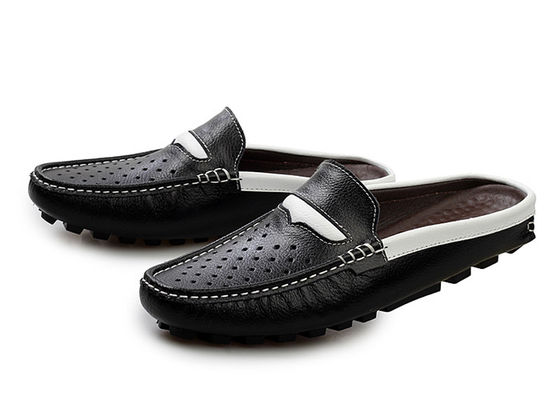 Moda Yaz Gerçek Deri Erkek Sandal / Erkek Sığır Derisi Çorap