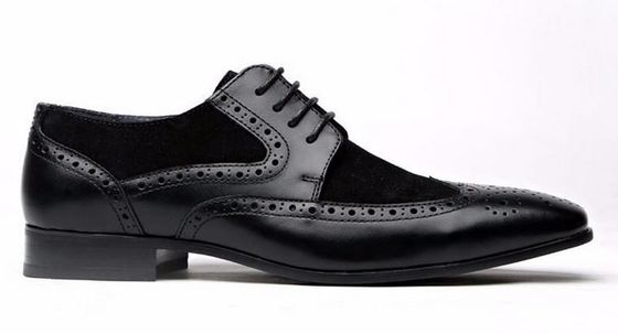 Yüksek sınıf inek derisi erkekler uçlu ayakkabı ayakkabıları moda Brogue ayakkabıları erkekler için