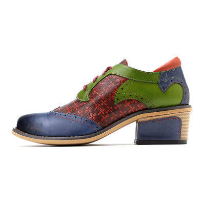 El yapımı Brogue Oxford ayakkabıları Kadınlar Dırsalla Giyim ayakkabıları 36-42 Boyut