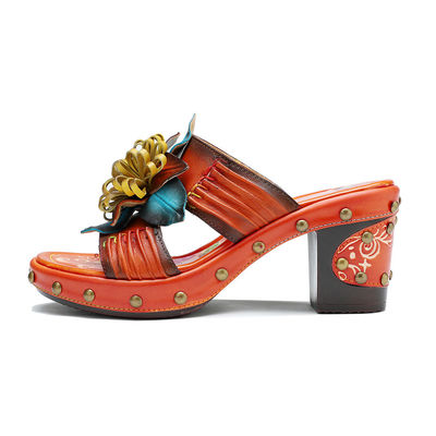 El yapımı Moda Kadınlar Sandalyeler Çorap 3D Çiçekler Platform Çorap Ayakkabıları