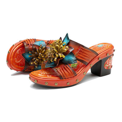 El yapımı Moda Kadınlar Sandalyeler Çorap 3D Çiçekler Platform Çorap Ayakkabıları