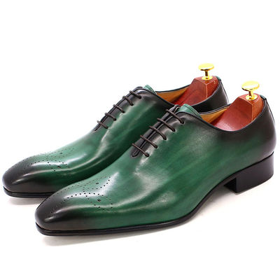 Retro Vintage Erkek Deri Elbise Ayakkabıları, Erkek Deri Dırnaqlı Brogue Ayakkabıları