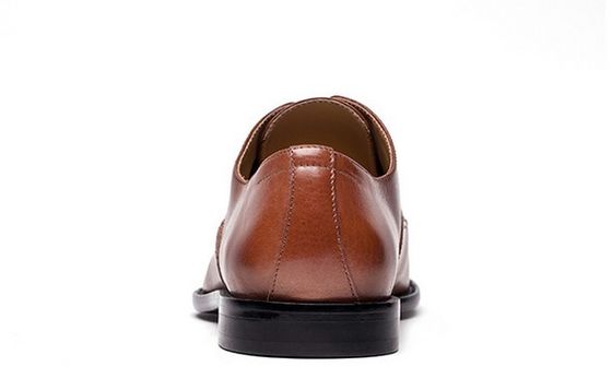 Ofis El Yapımı Erkekler Kahverengi Denizli Giysi Ayakkabıları Klasik Goodyear Deri Üstü