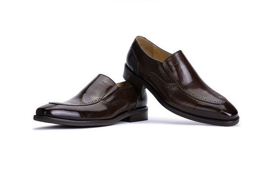 Erkek Deri Elbise Ayakkabı Loafers Timsah Deseni Ofis için