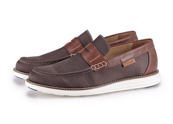 Lüks Erkek Slip On Casual Ayakkabıları EVA Hafif Sol Ayakkabıları
