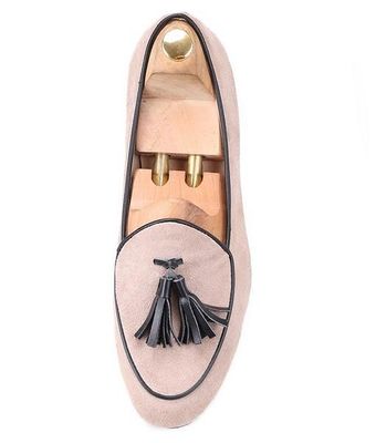 Suede Tassel Erkek Kadife Çoraplar, Ziyafet Erkek Kadife Sigara Çorapları