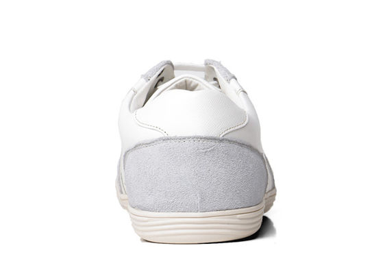 OEM Erkekler Casual Ayakkabıları Suede Deri Erkekler Beyaz Düz Ayakkabılar