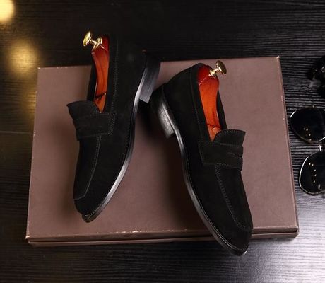 El yapımı süet Cortex Klasik Erkek Deri Loafers / Erkek Rastgele Süet Loafers