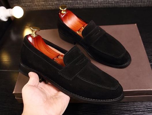 El yapımı süet Cortex Klasik Erkek Deri Loafers / Erkek Rastgele Süet Loafers