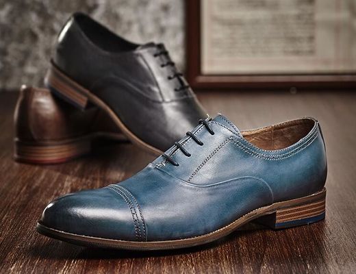 Yuvarlak ayakkabı moda erkekler giyim ayakkabıları, dantel OEM koyu kahverengi Oxford ayakkabıları