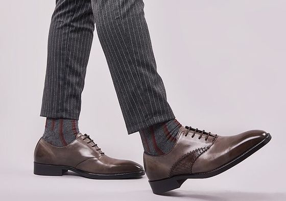 Moda Erkekler Resmi Giyim Ayakkabıları Gerçek Deri Erkekler Siyah Denizli Ayakkabılar