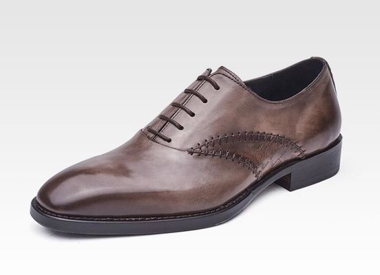 Moda Erkekler Resmi Giyim Ayakkabıları Gerçek Deri Erkekler Siyah Denizli Ayakkabılar