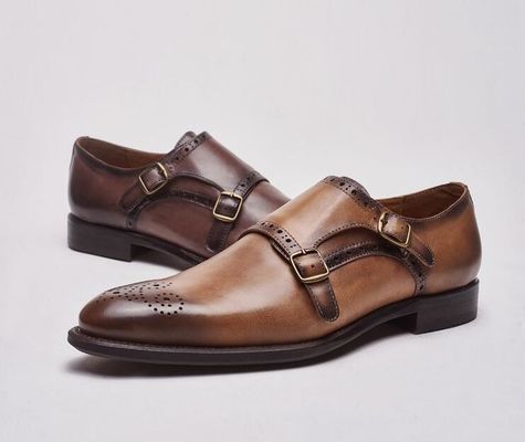 Lüks kanat uçları Brogue Oxford ayakkabıları, Erkekler resmi ayakkabılar düğün için