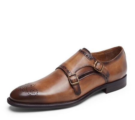 Lüks kanat uçları Brogue Oxford ayakkabıları, Erkekler resmi ayakkabılar düğün için