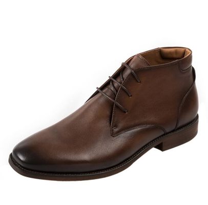 Chukka Suede Deri Erkek Deri Rastgele Ayakkabılar Kahverengi Erkek Dırnaqlı Giysi Çizmeler