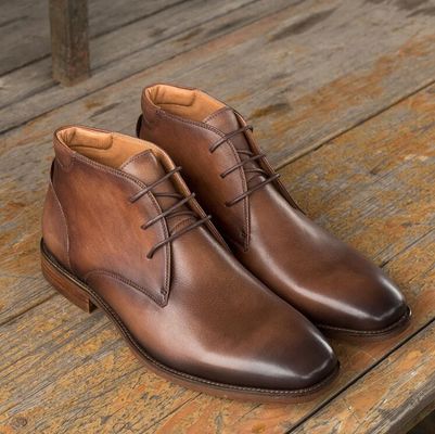 Chukka Suede Deri Erkek Deri Rastgele Ayakkabılar Kahverengi Erkek Dırnaqlı Giysi Çizmeler