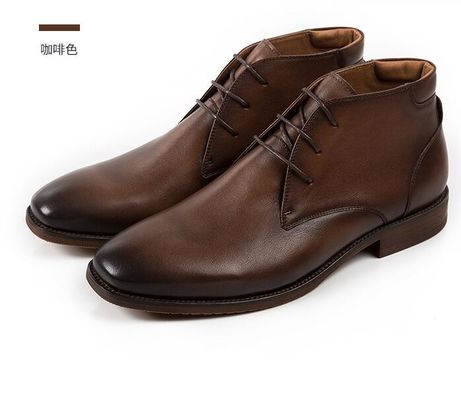 Chukka Suede Deri Erkek Deri Rastgele Ayakkabılar Kahverengi Erkek Dırnaqlı Giysi Çizmeler