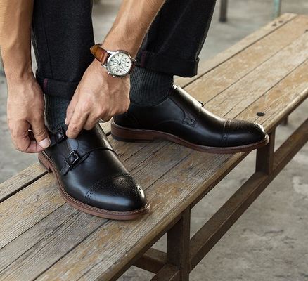 Dizayner OEM Erkekler Yürüyüş için Düz ayakkabılar, Twill Linling