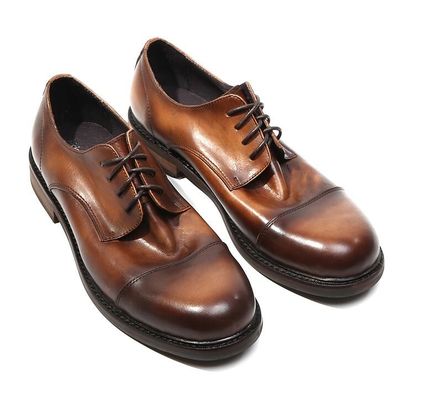 Boğa Erkekler Resmi Giyim Ayakkabıları Moda Kahverengi Erkek Deri Oxford Ayakkabıları