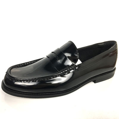 Moda Tarzı Erkekler İçin Çubuklu Çoraplar Özel Moccasins Deri Topuklu Ayakkabılar
