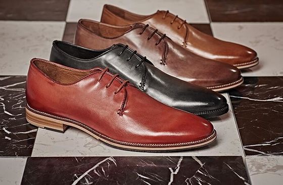 Goodyear Özel El Yapımı Oxford Erkek Deri Dört Renkli Giysi Ayakkabıları