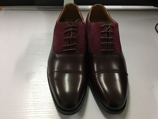 Smart Formal Erkek Deri Elbise Ayakkabıları Goodyear Welted Sipariş Edilmiş