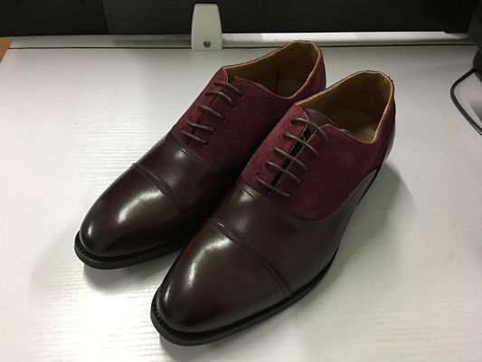 Smart Formal Erkek Deri Elbise Ayakkabıları Goodyear Welted Sipariş Edilmiş