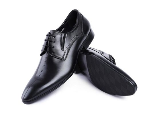 Marka Wingtip Oxford Lüks Erkek Deri Elbise Ayakkabıları, Oyulmuş Gerçek Deri Ayakkabılar