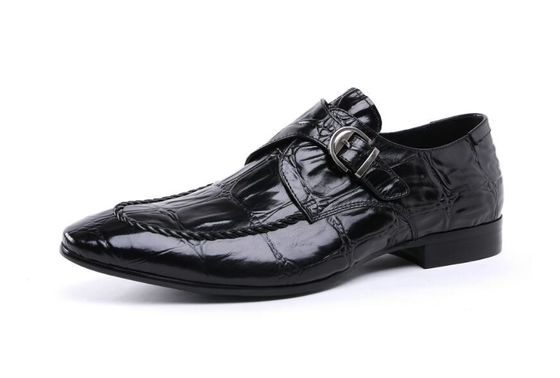 El yapımı parlak deri brogues resmi kahverengi iş ayakkabıları akşam partisi giymek için