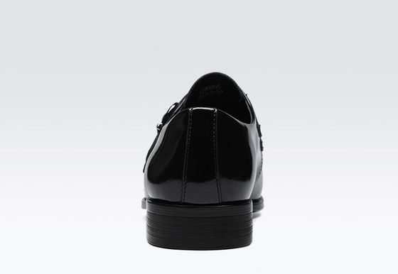Retro Brogue Erkekler Resmi Giyim Ayakkabıları, İş Ofisi Siyah Oxford Ayakkabıları