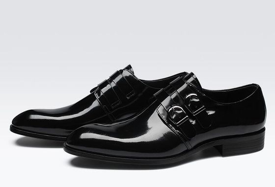 Retro Brogue Erkekler Resmi Giyim Ayakkabıları, İş Ofisi Siyah Oxford Ayakkabıları