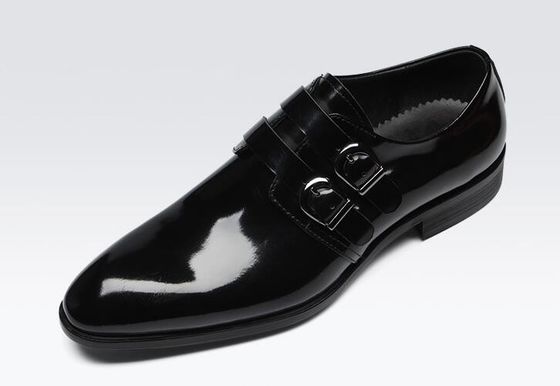 Retro Brogue Erkekler Resmi Giyim Ayakkabıları, İş Ofisi Siyah Oxford Ayakkabıları