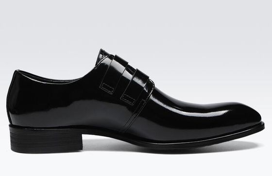 Retro Brogue Erkekler Resmi Giyim Ayakkabıları, İş Ofisi Siyah Oxford Ayakkabıları