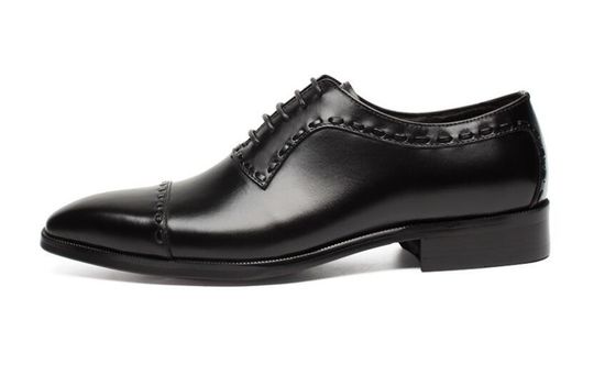 Deri Bahar / Sonbahar Erkek Düğün Elbise Ayakkabıları Erkek Moda Goodyear tabanları Oxford