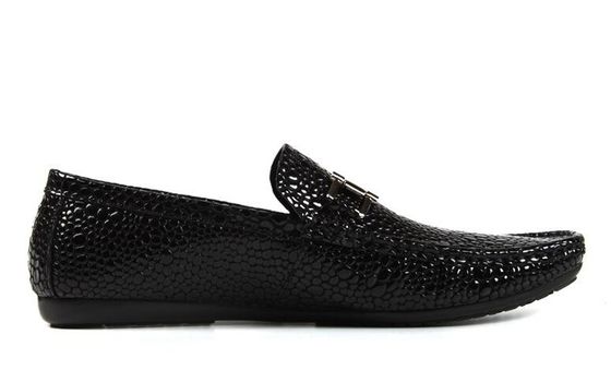 Alligator Gerçek Deri Erkek Ara sıra Loafers Dışarıda Erkekler PU Loafer Ayakkabıları